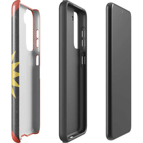 Antigua and Barbuda Flag Distressed Galaxy S21 Plus 5G Pro Case